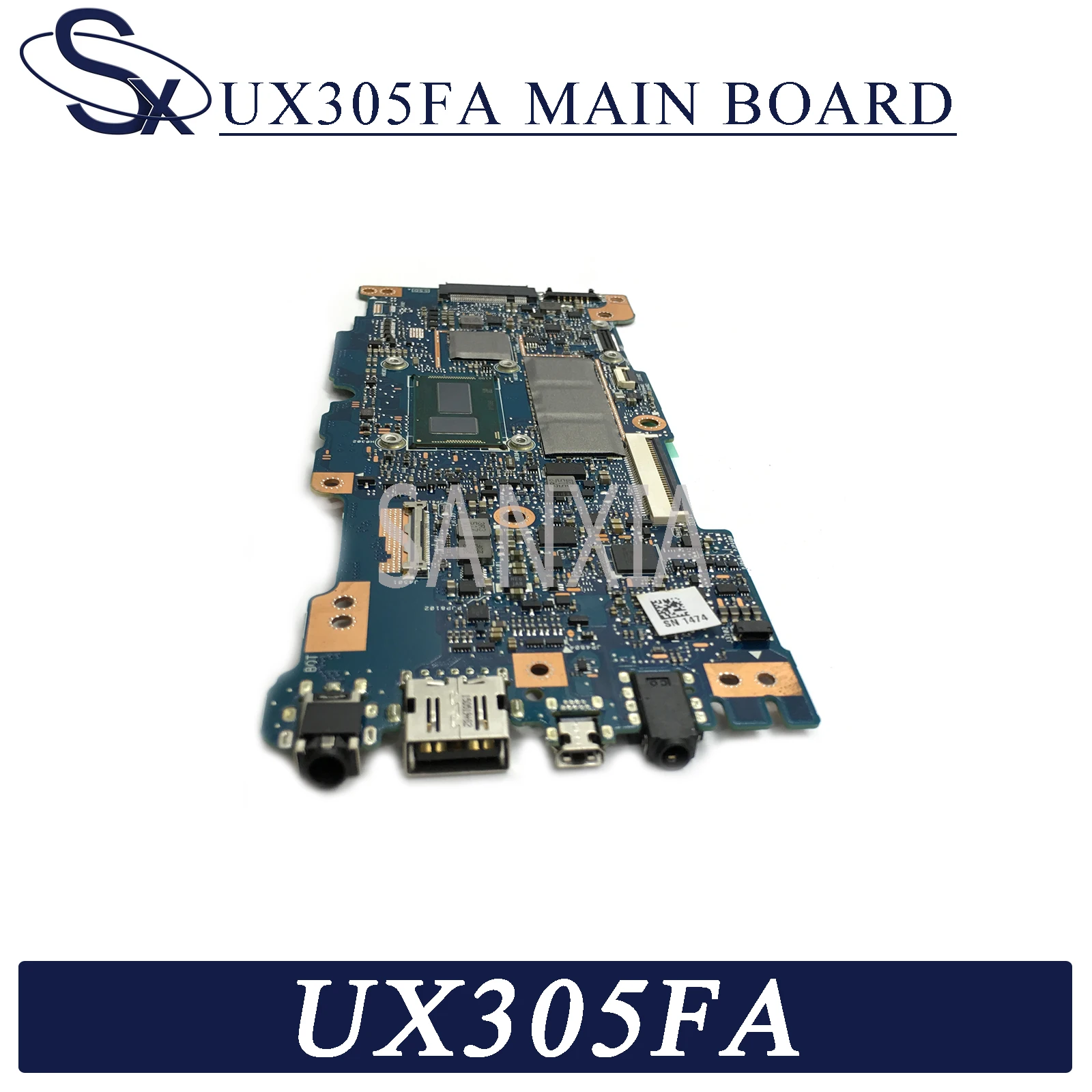 KEFU UX305FA Laptop motherboard for ASUS ZenBook UX305FA original mainboard 8GB-RAM M-5Y10C CPU