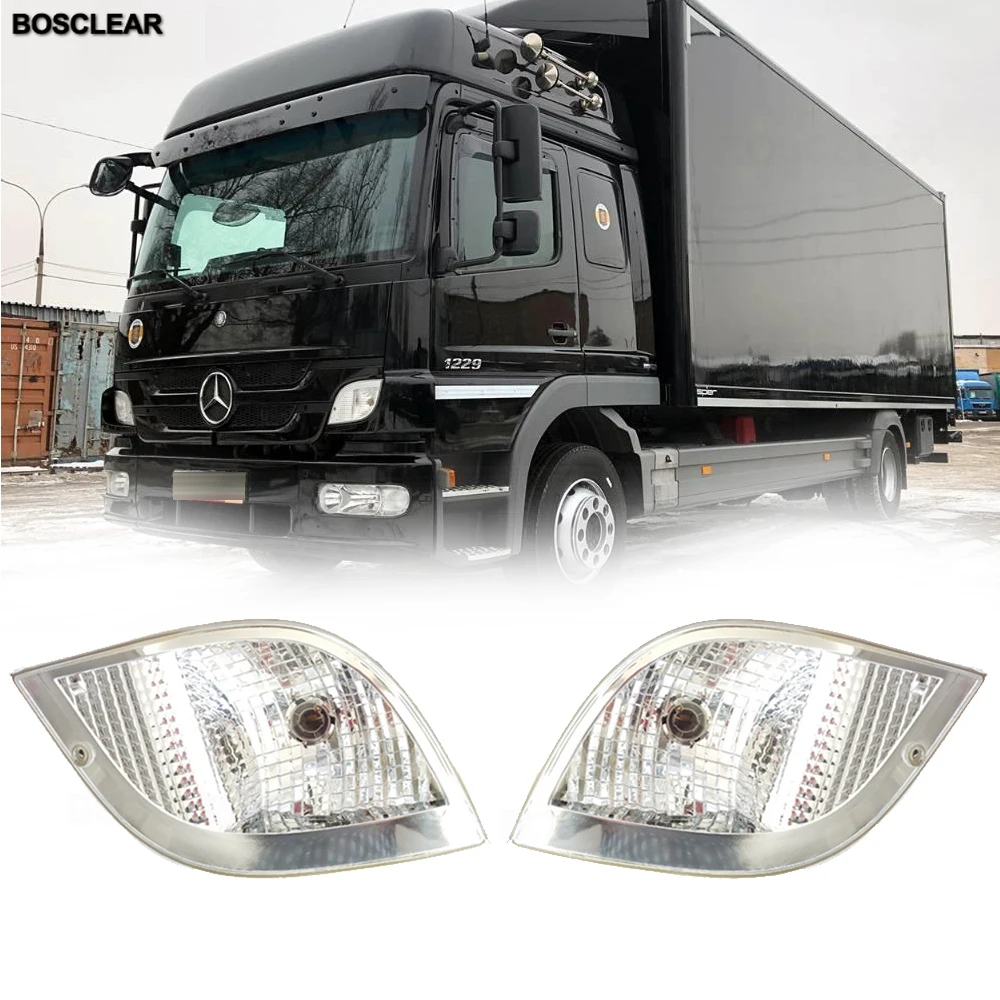 

2 шт., фары для боковой панели грузовика, угловые фары, направление бампера, фары для Mercedes-benz Atego 1840, пожарная машина 97382000521 9738200621