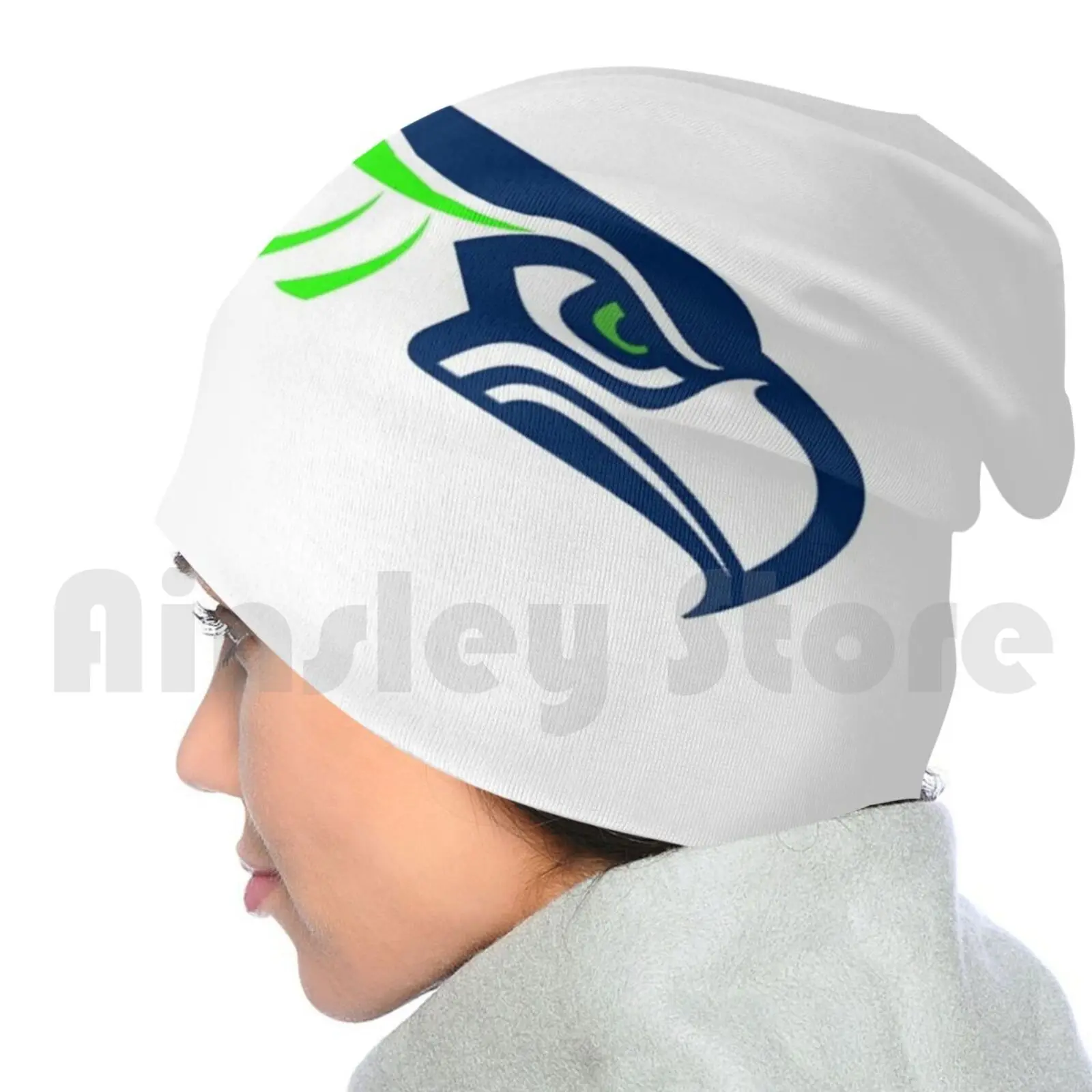 Seahawks Beanie Wajah Topi Lindung 