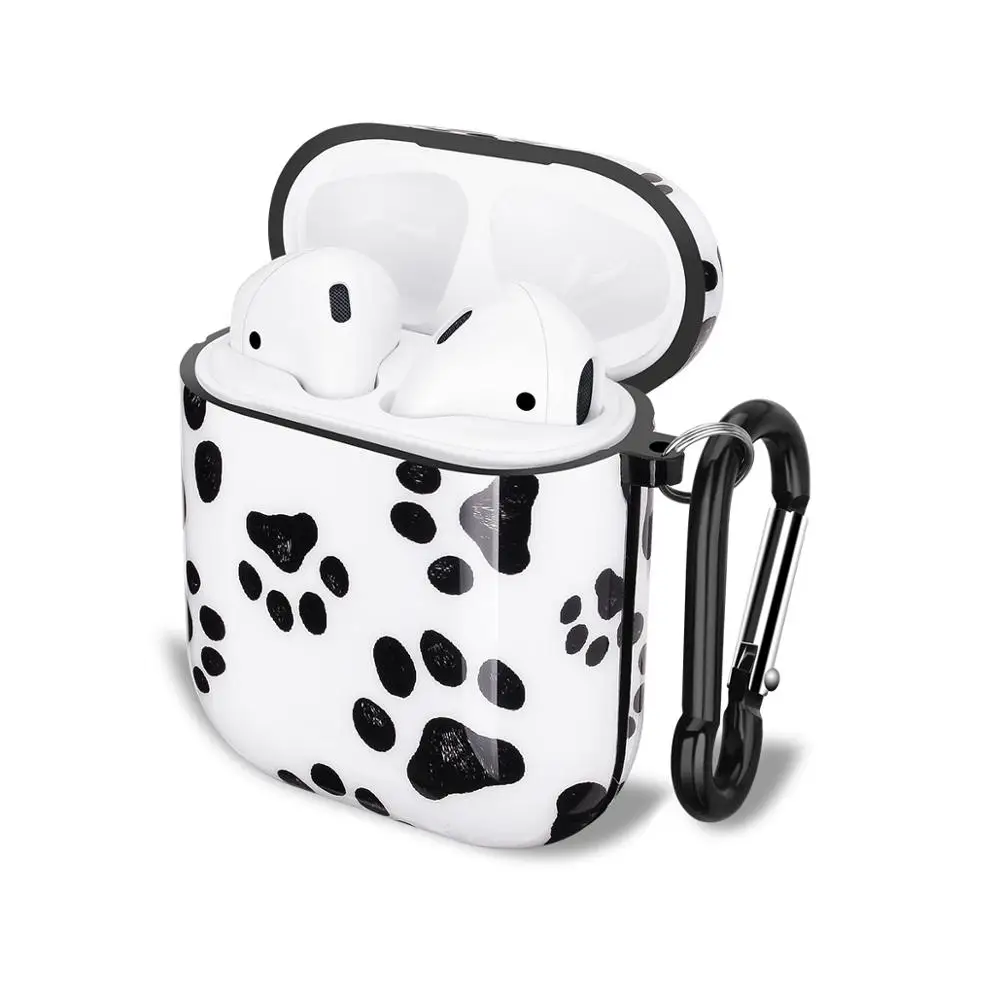 

Cute Footprint Earphone Bluetooth for Airpods Cover Case Shockproof IMD TPU Case for Airpod