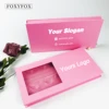 Eyelash Packaging Box Print Logo  Wholesale 4 paris 3D Mink Lashes Bulk Empty Box 25mm Mink Eyelashes Cases False Eyelashes Box 2