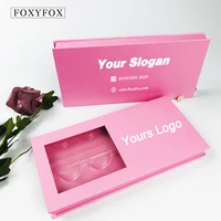 Eyelash Packaging Box Print Logo  Wholesale 4 paris 3D Mink Lashes Bulk Empty Box 25mm Mink Eyelashes Cases False Eyelashes Box 2