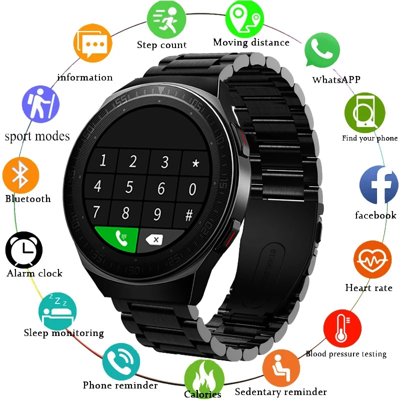 2021 New Bluetooth Call Smart Watch Men 8G Memory Card Music Player smartwatch For Android ios Phone Waterproof Fitness Tracker