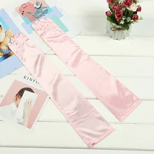 Длинные перчатки для свадьбы в стиле оперы, желтые/фиолетовые Свадебные перчатки для невесты, Новое поступление, танцевальные перчатки для девочек ST214