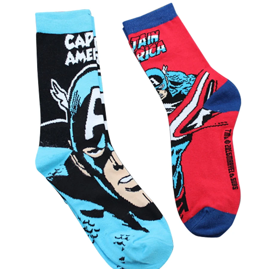 12 пар Marvel Comics Hero Comic носки милые Мультяшные Гольфы с отстрочкой узор невидимое нескользящее покрытие повседневные взрослые унисекс носки