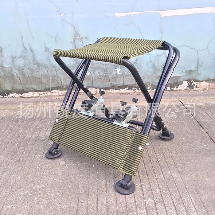 

Acuity Fishing Gear Battery Chair Foldable with Backrest Double-Gun And taidiao yi Chair Folding Stool Angling Supplies