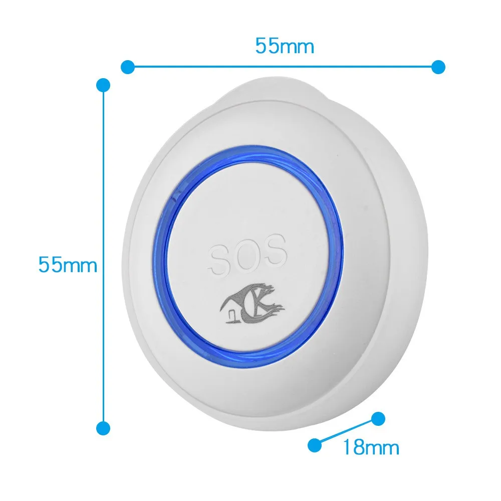 TUYA WiFi SOS Button Wireless SOS Emergency Button Alarm Home Burglar Alarm Sensor 2.4G Senspr Panic Sos