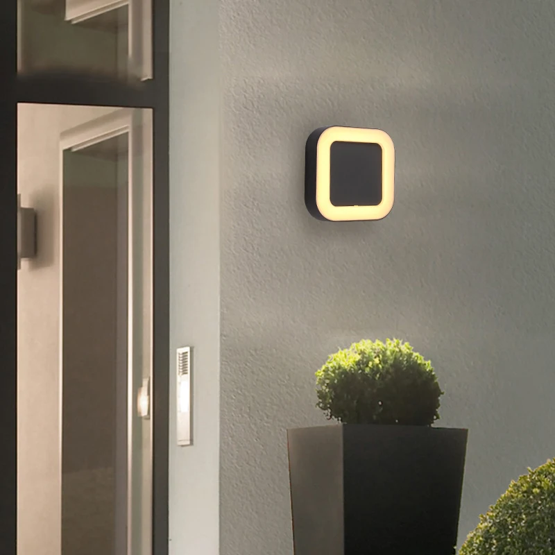iluminação led de parede prova sensor de iluminação para casa de campo