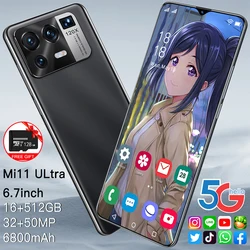Global Version Mi11 Ultra 16GB 512GB 6800mAh 5G 6.7 Inch Mobile Phone 10 Core Cellphone 4G Cellular LTE Smartphone Network