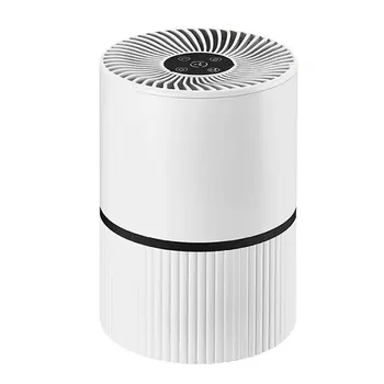 

UV Sterilize 4 Layer Filter Air Purifier USB Charging Air Cleaner Anion Ionizer Negative Ion Generator