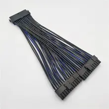 Câble d'extension d'alimentation ATX 1 à 2 24 broches, 24 P PSU, Port d'alimentation, multiplicateur 24 broches mâle à femelle, câble séparateur en Y