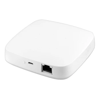 

Powered By Tuya ZigBee Wired Smart Gateway Hub Smart Home Bridge Tuya Smart Life APP Remote Control Center WIFI EU Plug