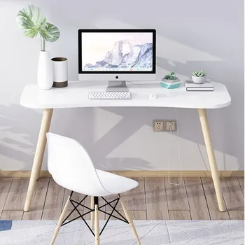 

Simple Computer Desk Home Office Dorm Wooden Stand Desk Portable Writing Study Table Notebook Laptop Desk