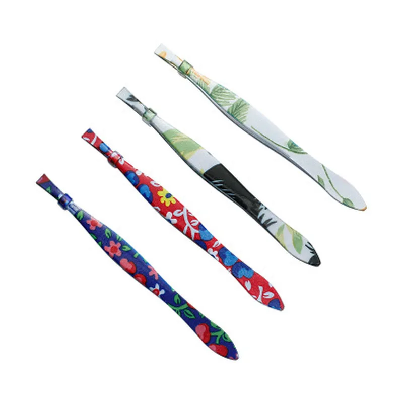 

2019 New 1pcs Flower Eyebrow Tweezers Stainless Steel Face Hair Removal Eye Brow Trimmer Eyelash Clip Cosmetic Makeup Tool XYR