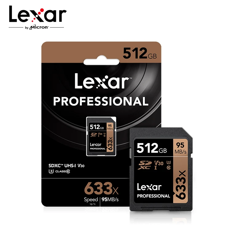 Lexar 633X64G sd-карта 256 Гб карта памяти 32 Гб UHS-I флэш-карта 128 Гб 16 Гб Высокая скорость до Макс 95 м класс 10 633x для камеры