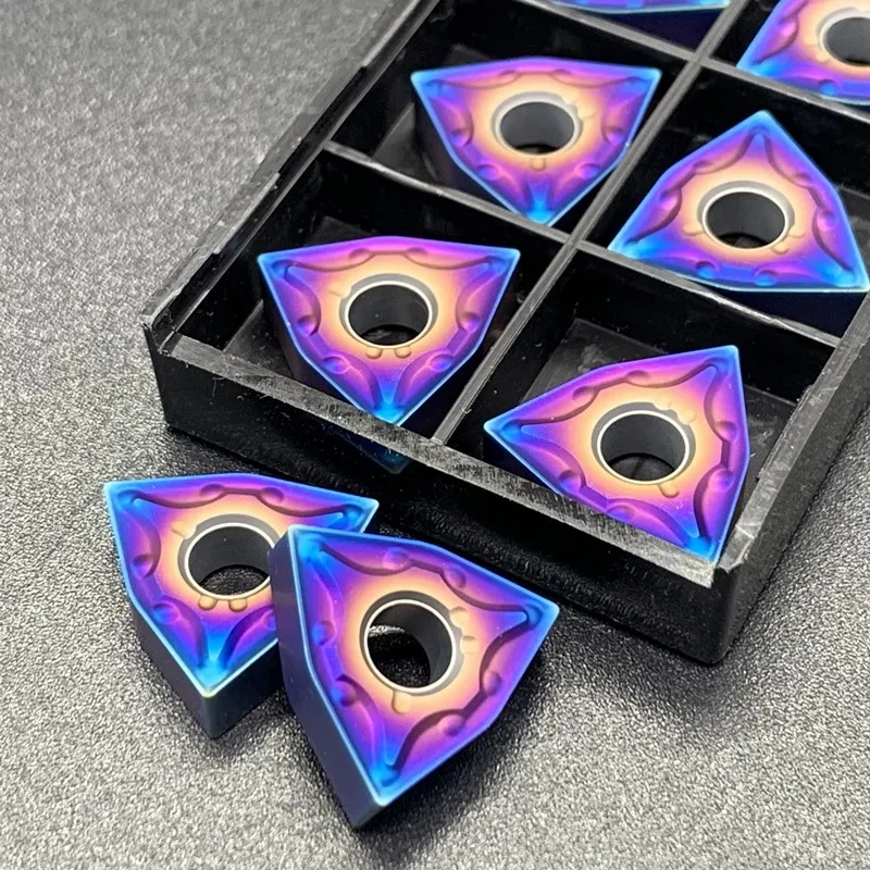 Carbide Turning Tool WNMG080408 WNMG080404 WNMG080412 Blue Flame Serie CNC Milling Blade Cutting Insert