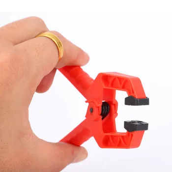 

1pcs Heavy duty colour woodworking plastic spring clamp nylon wood carpenter spring clamps tool