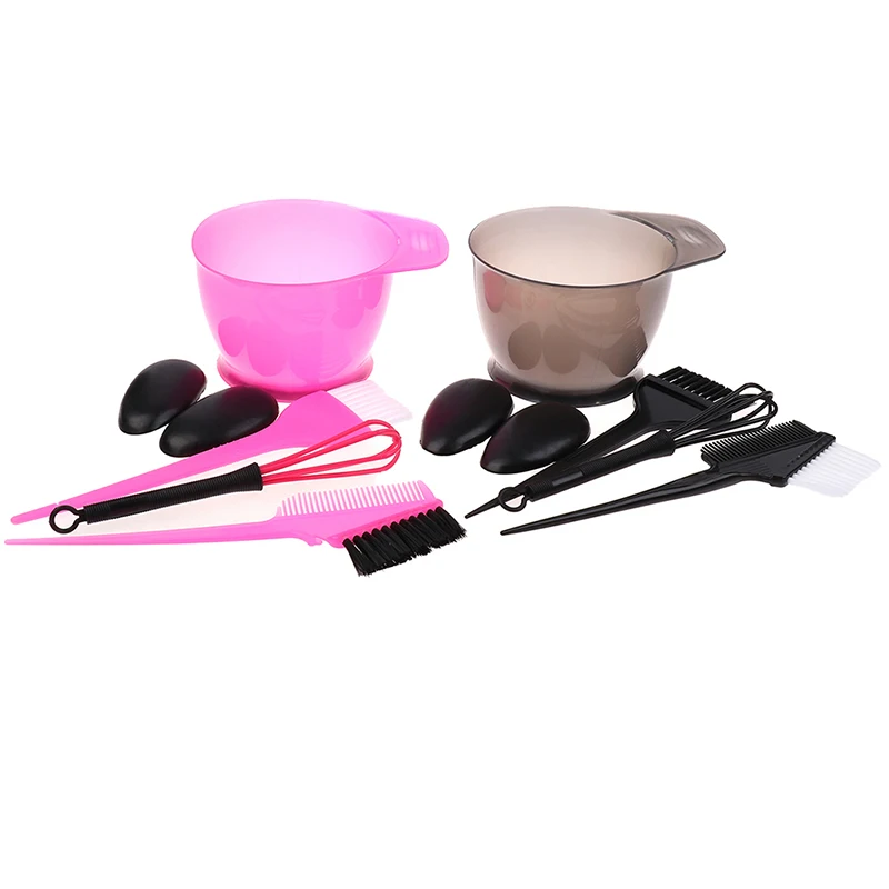 1set Dye Mixer Hair Tint Dying Coloring Applicator Salon Tool Simple Hair Dyeing Set Hair Color Dye Bowl Comb Brushe Tool Kit - Image 4