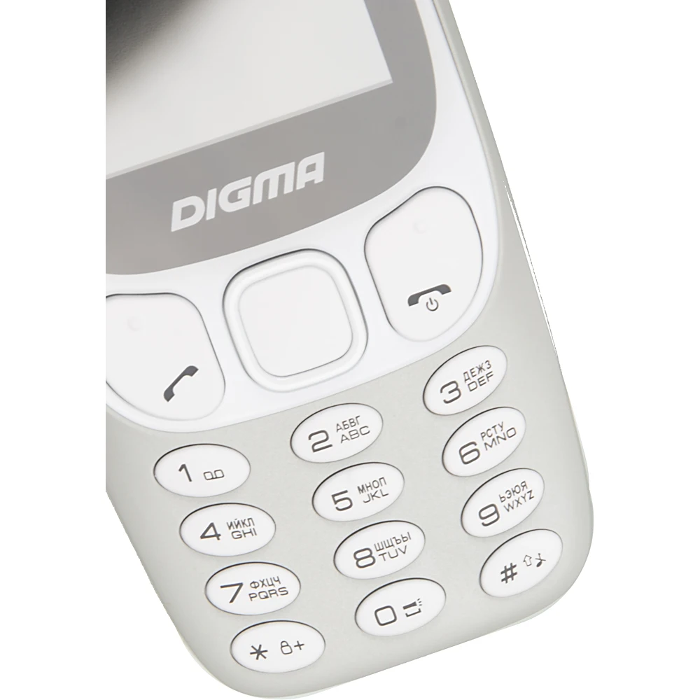 Мобильный телефон Digma Linx N331 2G 32Mb серый 2Sim 2.44" TFT 240x320 0.08Mpix