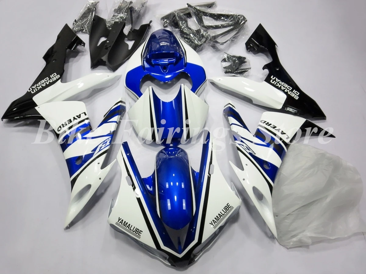 Высокое качество литьевой пресс ABS мотоцикл обтекатель комплект подходит для Yamaha YZF R1 2004 2005 2006 на заказ яркий черный