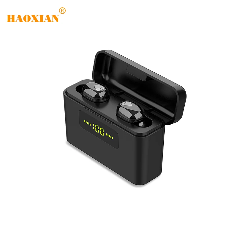 

Bluetooth Earphone Sport Wireless Bluetooth Headset Bass Earphones Dual Mic Mini In-Ear Waterproof Gaming Headset