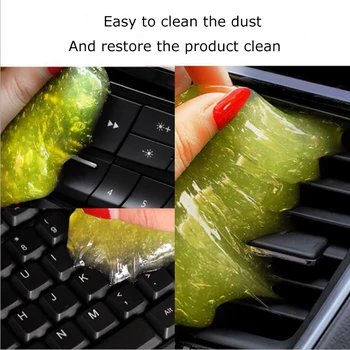

Car Air Vent Cleaner Soft Rubber Multifunction Car Sticky Clean Glue for BMW E36 E46 Jeep Compass Wrangler Land Rover Discovery