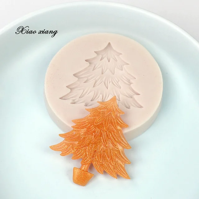 Karácsonyfa Fondant Sütemény Szilikon Penész Karácsonyi Torta Díszítő Szerszámok Cupcake Csokoládé Keksz Barkács Sütő M1229 - Image 5