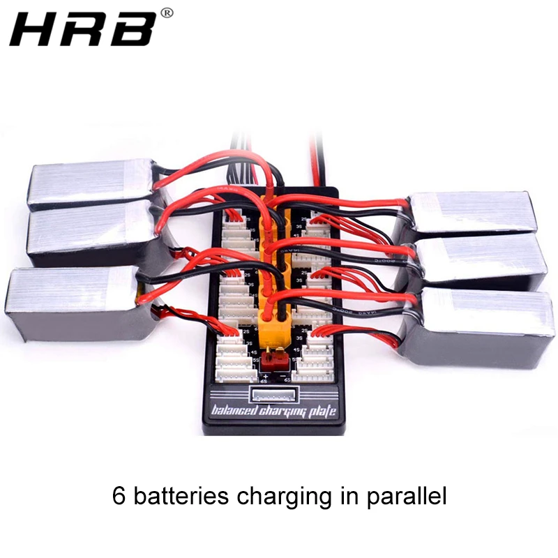 Amass T XT60 Parallel Charger Balance Board 2S-6S Lipo Battery For B6 B6AC 