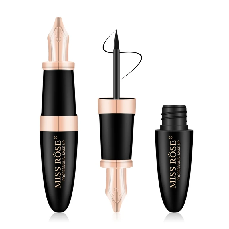 Eyeliner Натуральная подводка для глаз жидкая водостойкая пятнистая долговечная быстрая сушка Косметическая подводка для глаз Красота - Цвет: Eyeliner