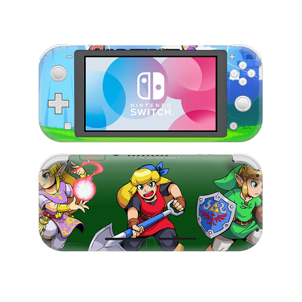 Виниловое покрытие Стикеры для nintendo переключатель Lite NSL защитная пленка наклейка розовой рамке