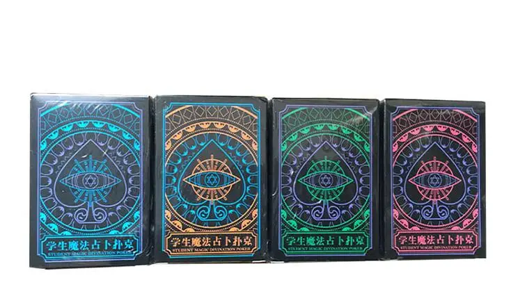 

2019 New Magic Divination Poker funny card Game Student Divination Tarot Magic Solitaire playing card