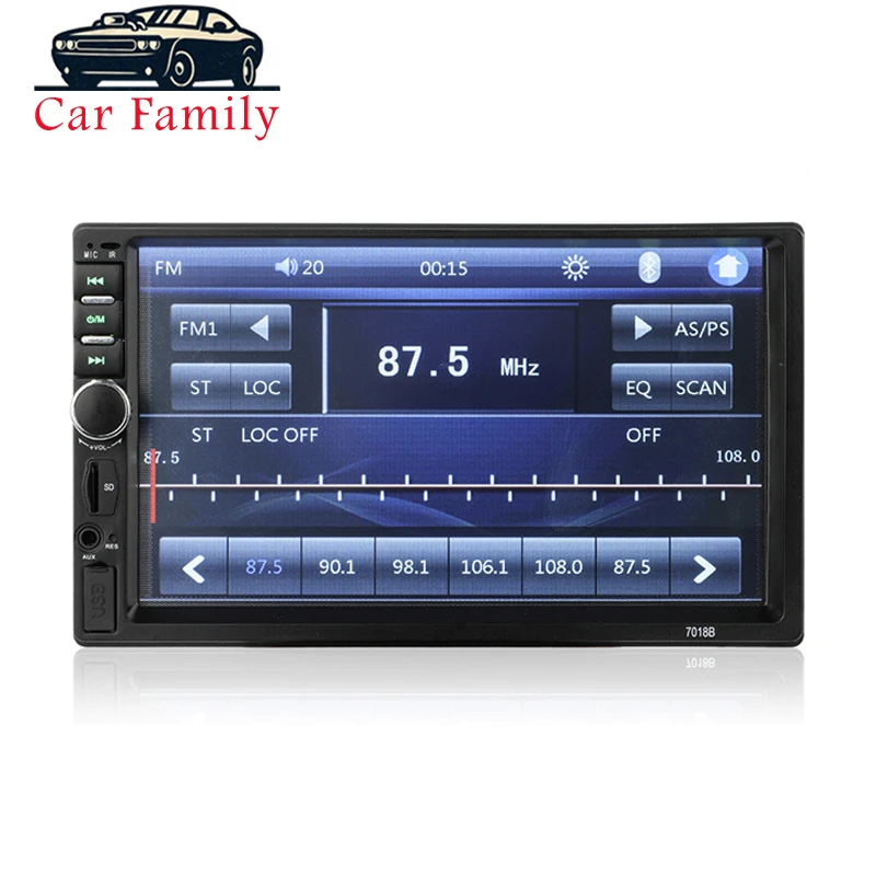 buy Radio Car 2 Din MP5 Player 7 Inch Touch Screen 2Din Autoradio With Rearview Camera Bluetooth FM AUX USB Mirror Link For Phone