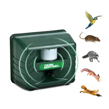 

Ultrasonic Electronic Repeller Pest Animal Expel Birds Dogs Analog Alarm Sound Intelligent Electronic Rodent Repeller