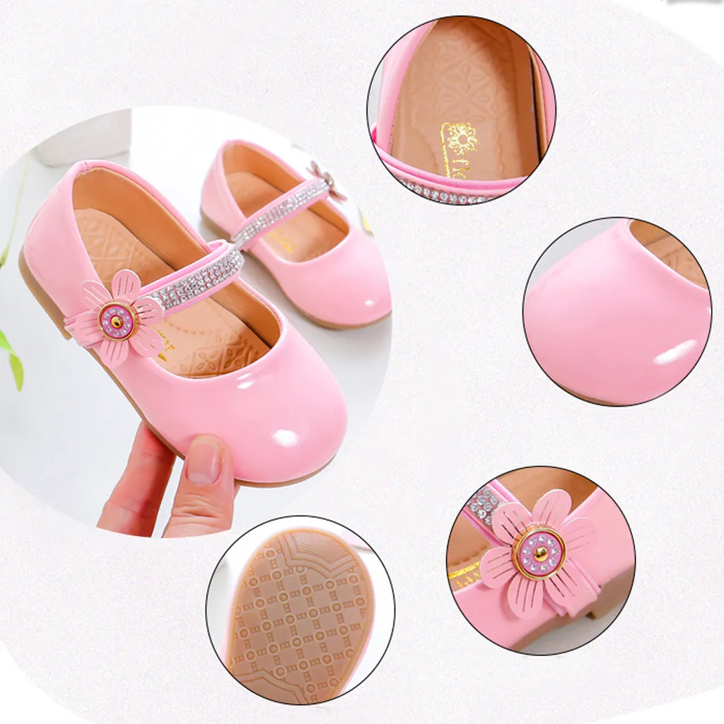 Летняя детская обувь; коллекция года; модные детские сандалии из кожи для девочек; обувь для малышей; тонкие сандалии с цветами
