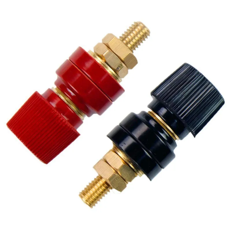

10mm 1 Pair Binding Post Terminal Connector High Quality Remote Battery Power Junction Post Connector Terminal Kit