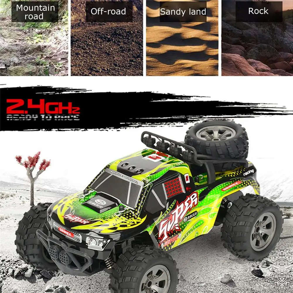 Мини RC автомобиль 1/18 2,4G 4CH 2WD высокая скорость 20 км/ч щетка гусеничный пульт дистанционного управления автомобиль детские игрушки