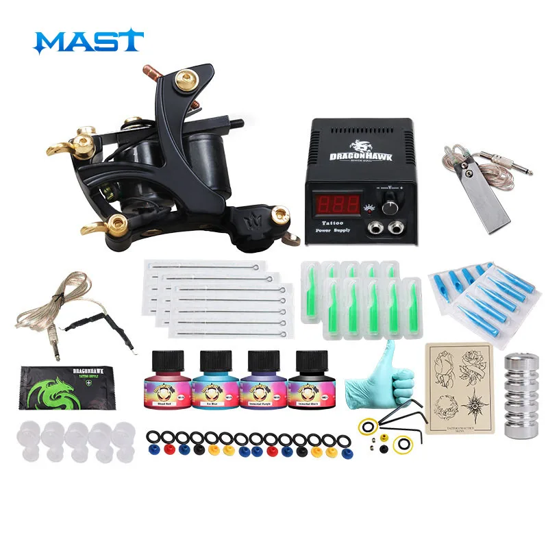 Verleden rust Erfgenaam Goedkope Beginner Tattoo Kit Hoge Kosten Prestaties 1 Tattoo Machine Gun 4  Tattoo Inkt Tattoo Supply|supply bond|ink bookink reservoir - AliExpress