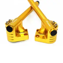 Для Ninja300 EX300 2013 Мотоцикл с ЧПУ клип на зажимах регулируемая ручка бар вилка руль