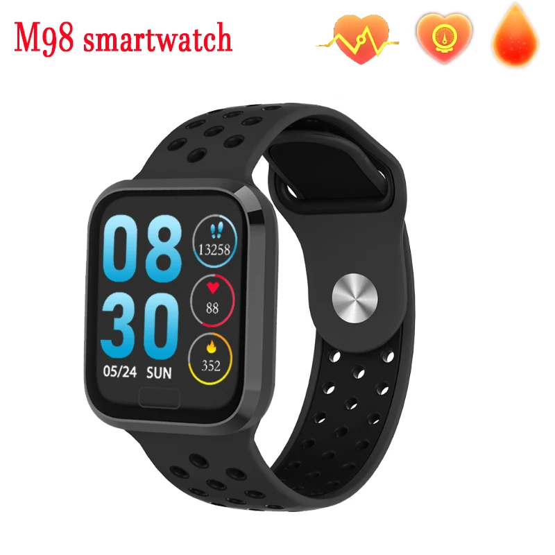 

smart electronics wearable devices m98 watch connected android french ip67 waterproof watches blood pressure health Monitoring