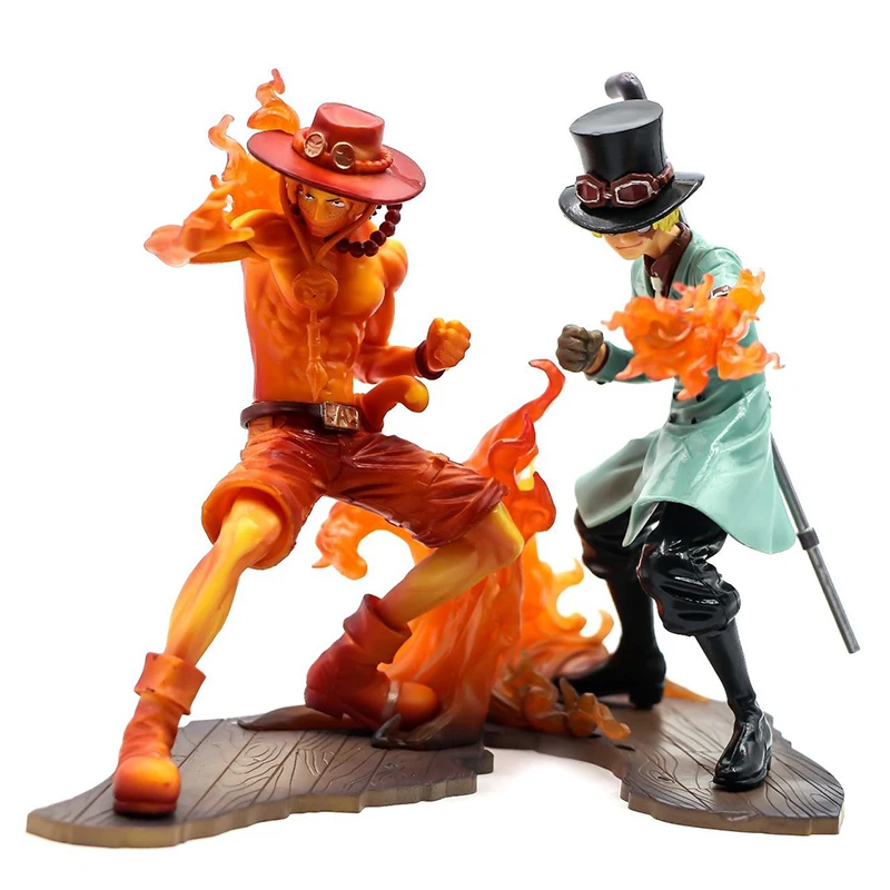 New Anime One Piece Stampede Figure Fire Fetter Sabo Action Figures Ace Figurine Collection Decoration Pvc Model Toys Doll Gifts Action Figures Aliexpress
