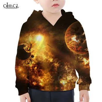 

Galaxy Planet Clothes Children's Hoodie Earth Sun 3D Printed Girl Boys Hoodies Casual Sweatshirt Kids Streetwear Hoody Coat Tops