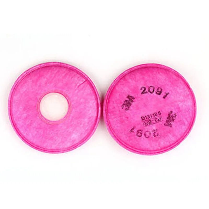 

20 Pcs/Set Particulate Filters P100 Replacement Kit For MASK 6200/6800/7502 Respirator 25*28mm