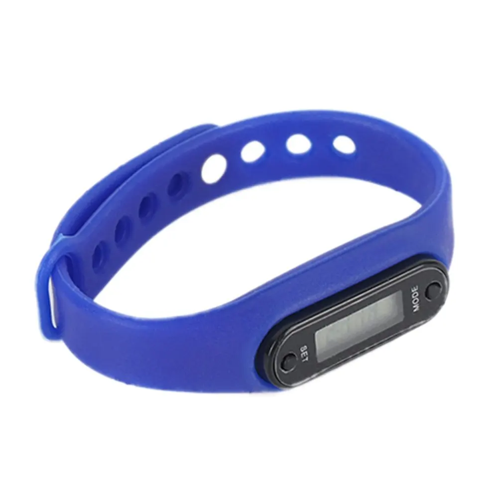 Digital LCD Silicone Wirstband Pedometer Run Walking Step Distance Calorie Counter Wrist Women Men Sport Fitness Watch Bracelet