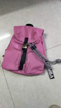 

2020 HOT Bimba Y Lola Bag Waterproof Solid Color Medium Drawstring Backpack Harajuku Travel Shoulder Bags For Teenage Girls