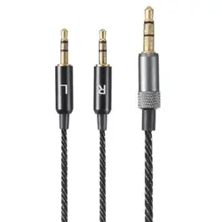 Premium Flexural Replacement 1.2m Audio Cable with Mic (NO Mic)