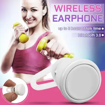 

Mini Wireless Headset bluetooth Earphone Headphone Mono Headset Small Stereo Earbuds Earpiece Microphone for Smartphone