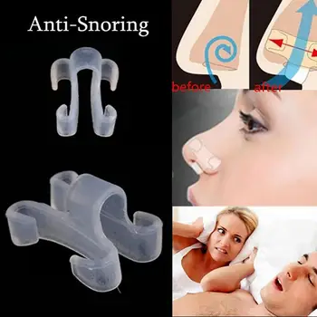 

Anti-Snoring Apnea Nose Breathe Clip Stop Snore Device Sleeping Aid Healthy Care