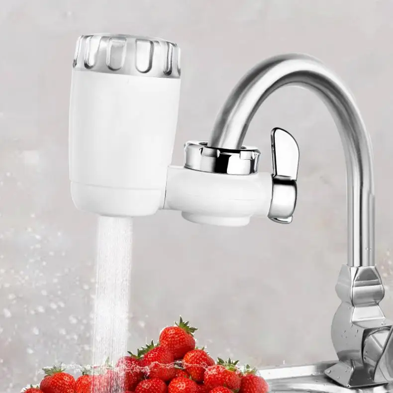 Моющийся керамический фильтр кран очиститель воды Поддержка двух режимов воды с 7 разъемами интерфейса для кухни/ванной комнаты