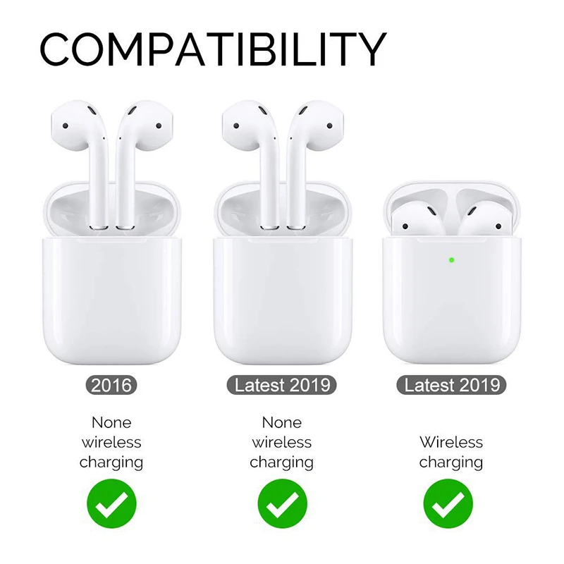 Милый мультяшный Рождественский модельный чехол для Apple Airpods 1 3D Олень Лось Дерево