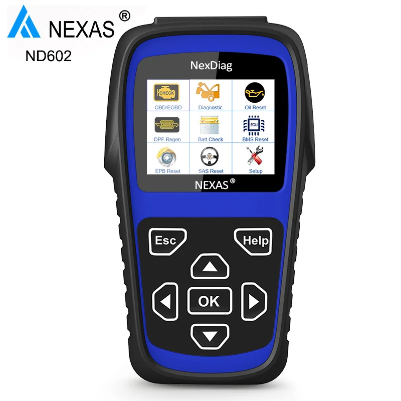 NEXAS ND602 OBD2 диагностический инструмент для Land Rover Jaguar сброс масла ABS SRS DPF подушка